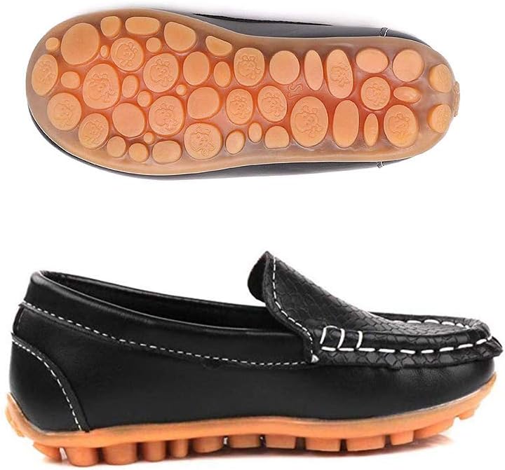 Mocasines de cuero cómodos niños