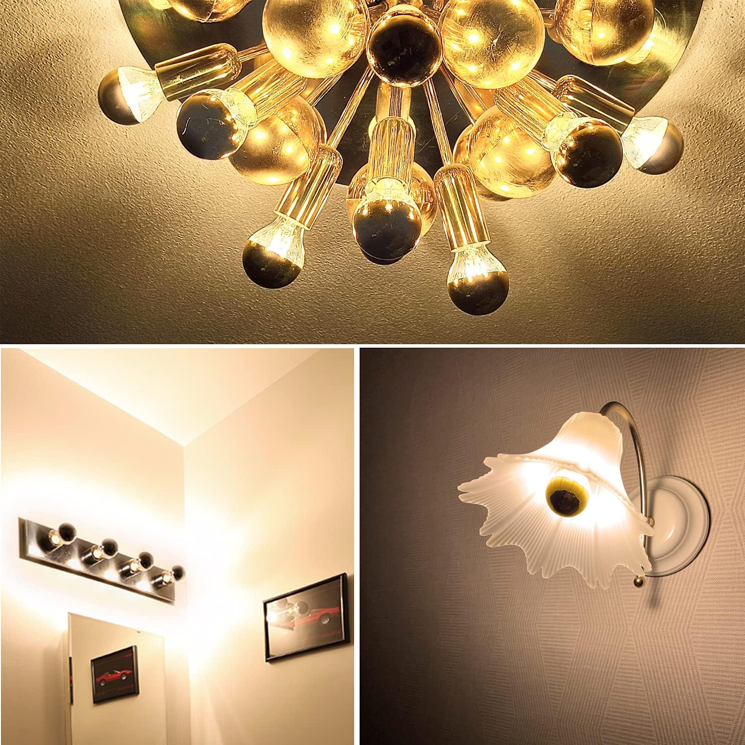 Bombilla LED vintage G45 4W