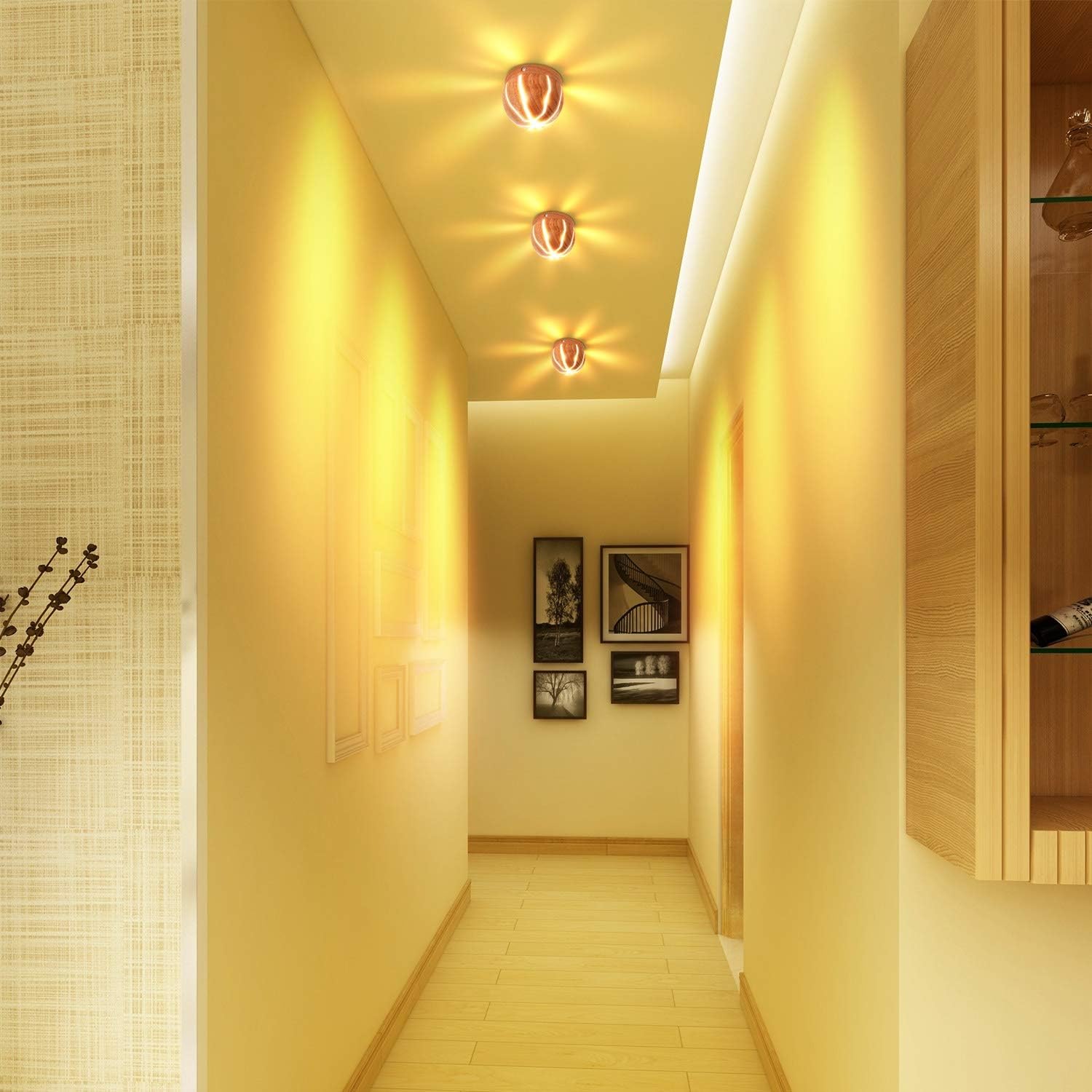Lámpara de pared madera 5W