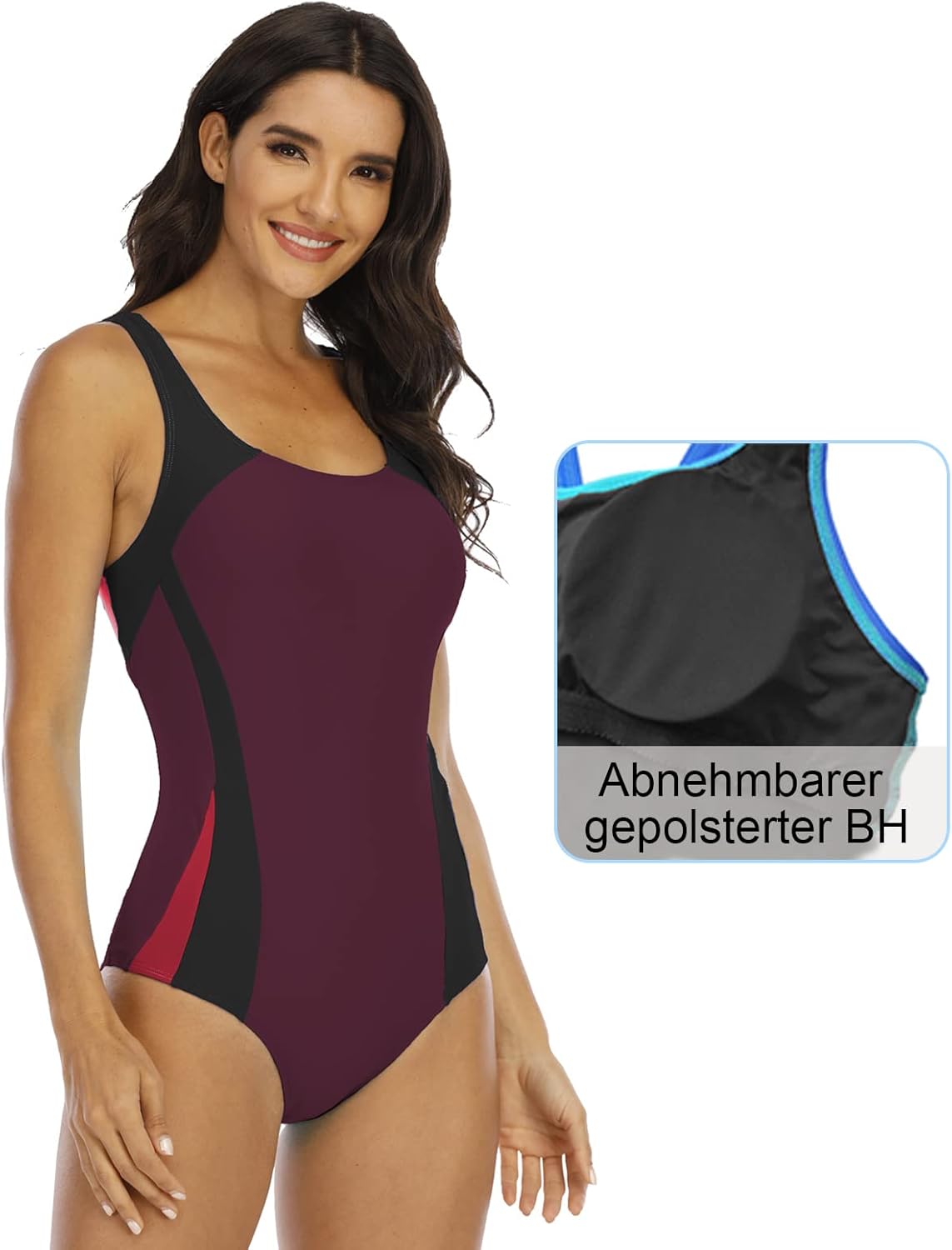 Bañador Push Up Halcurt Mujer