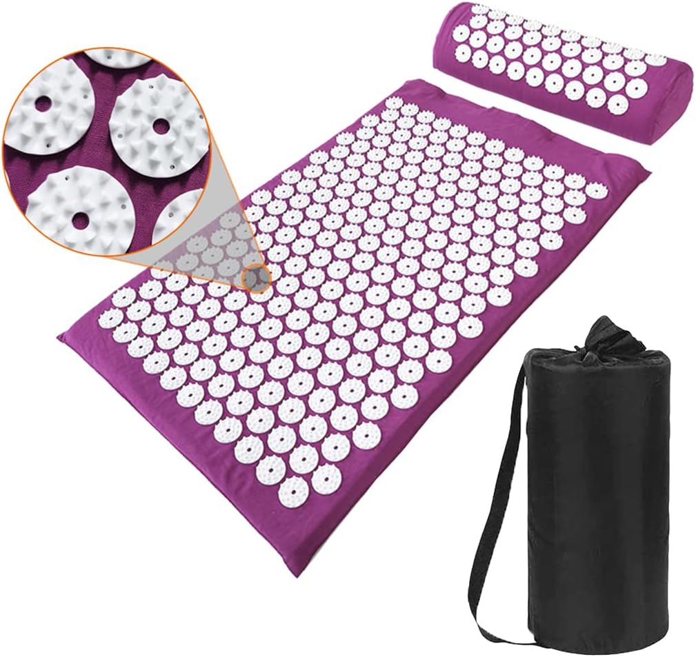 Alfombra de acupresión púrpura