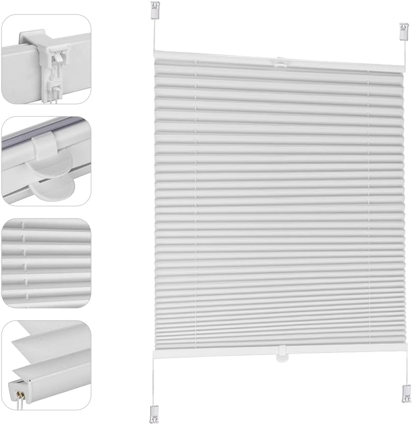 Cortina Plisada Easy Fix 65x150 cm