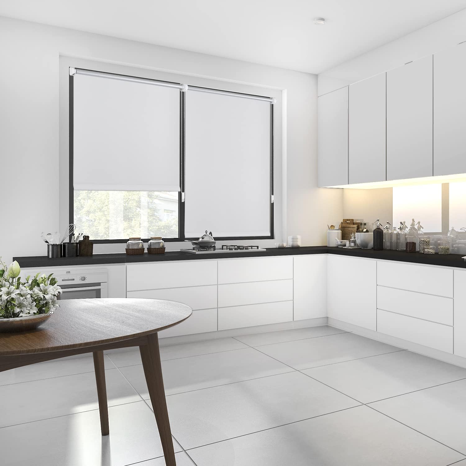 Estor enrollable opaco 65x130cm