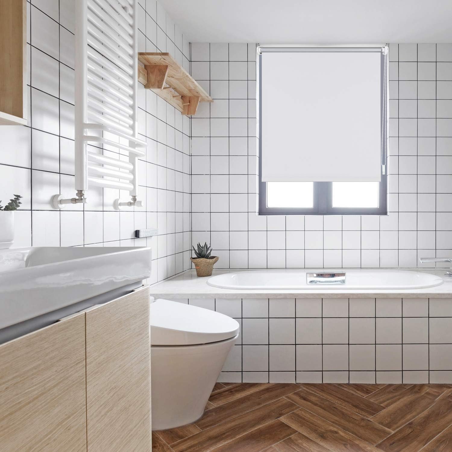 Estor enrollable opaco 65x130cm