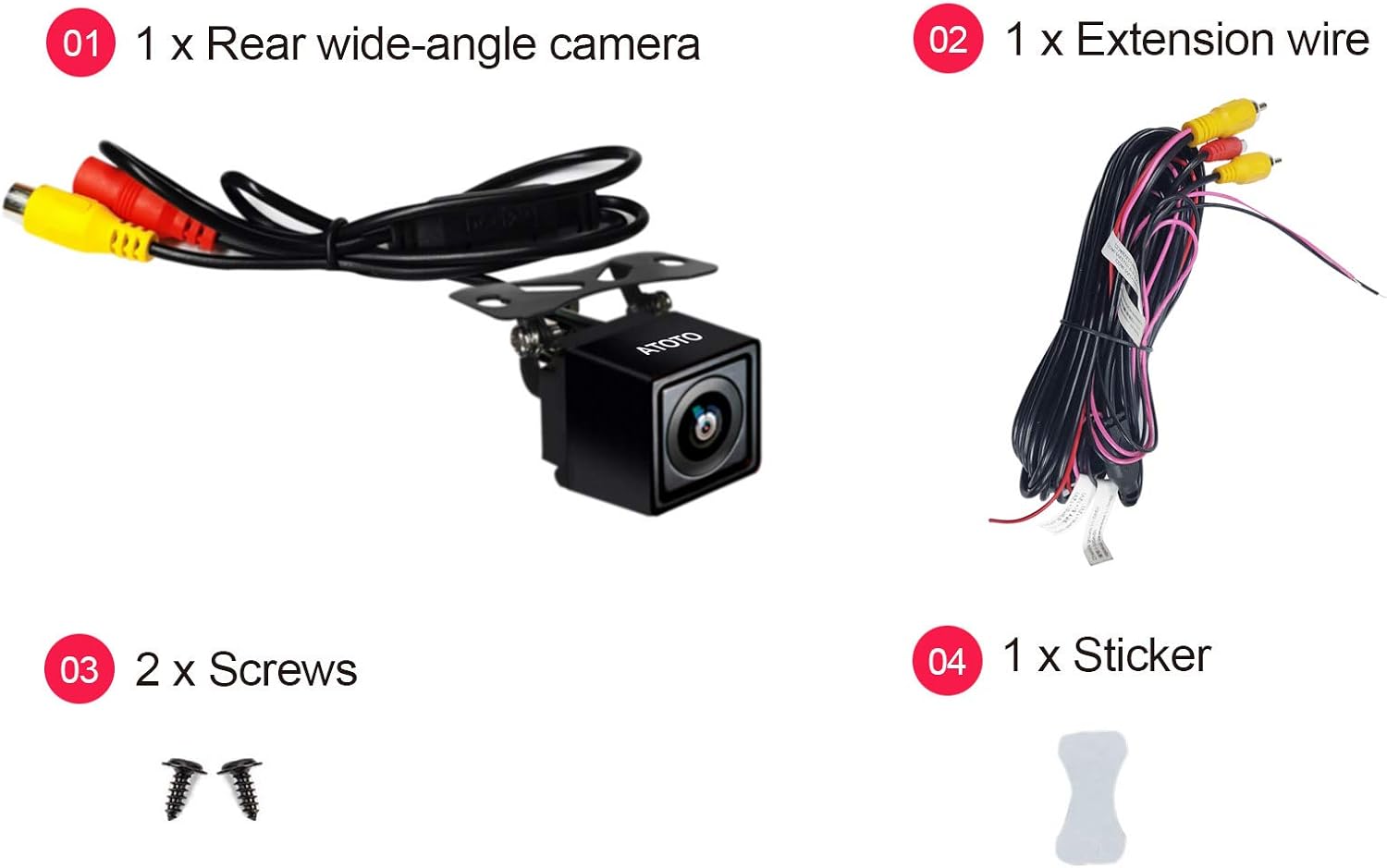 Cámara Trasera ATOTO HD 720P
