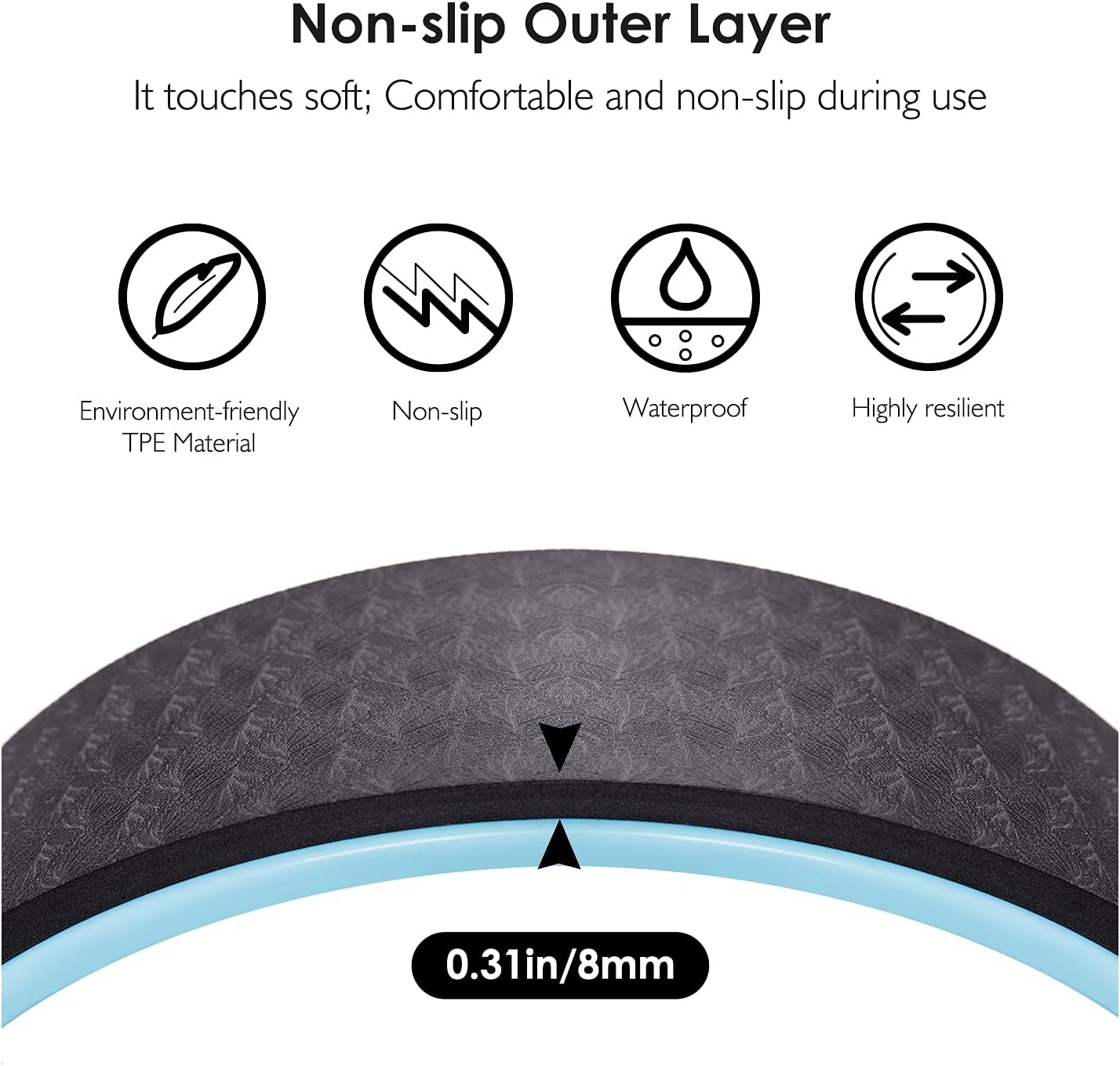 Rueda de Yoga REEHUT 200kg