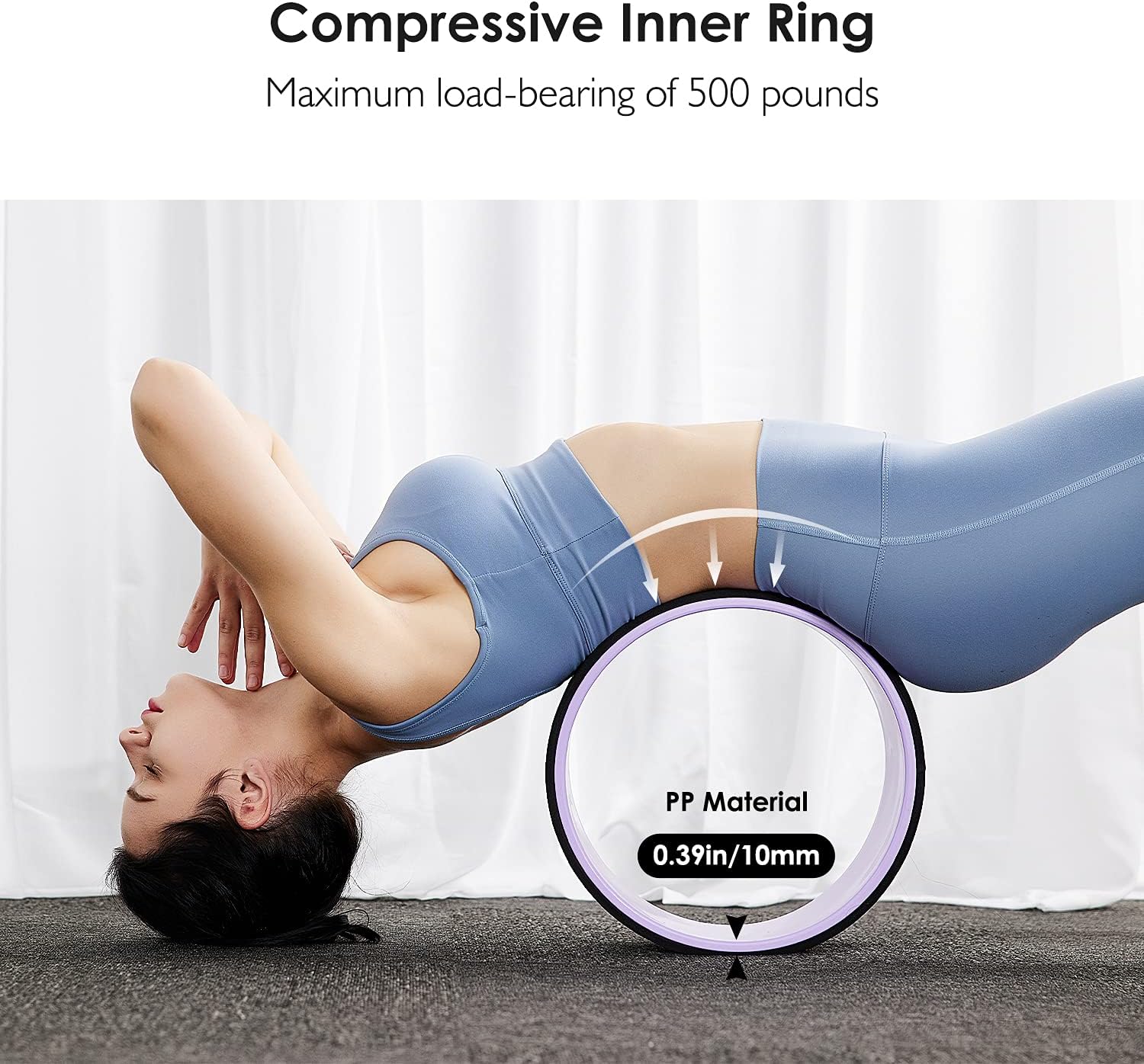 Rueda de Yoga Antideslizante