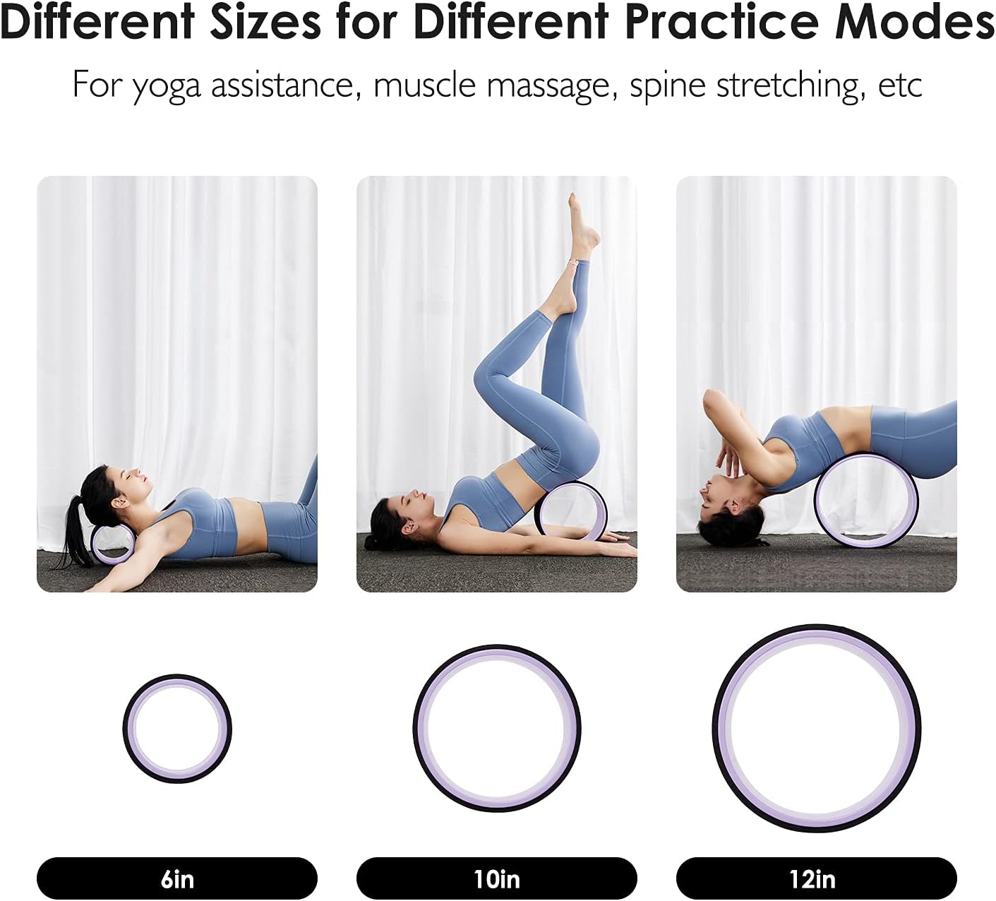 Rueda de Yoga Antideslizante