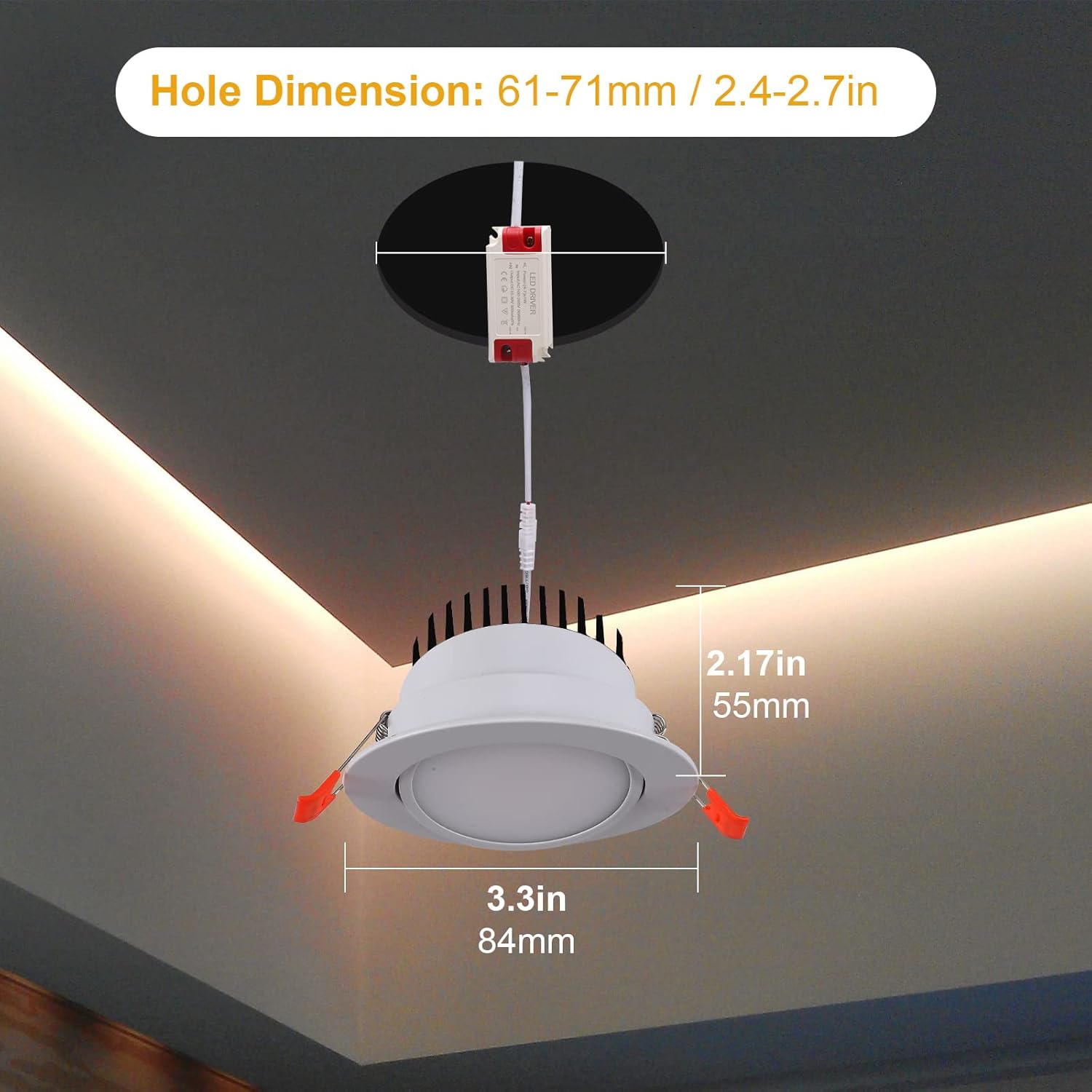 Foco Empotrable LED 7W 6000K