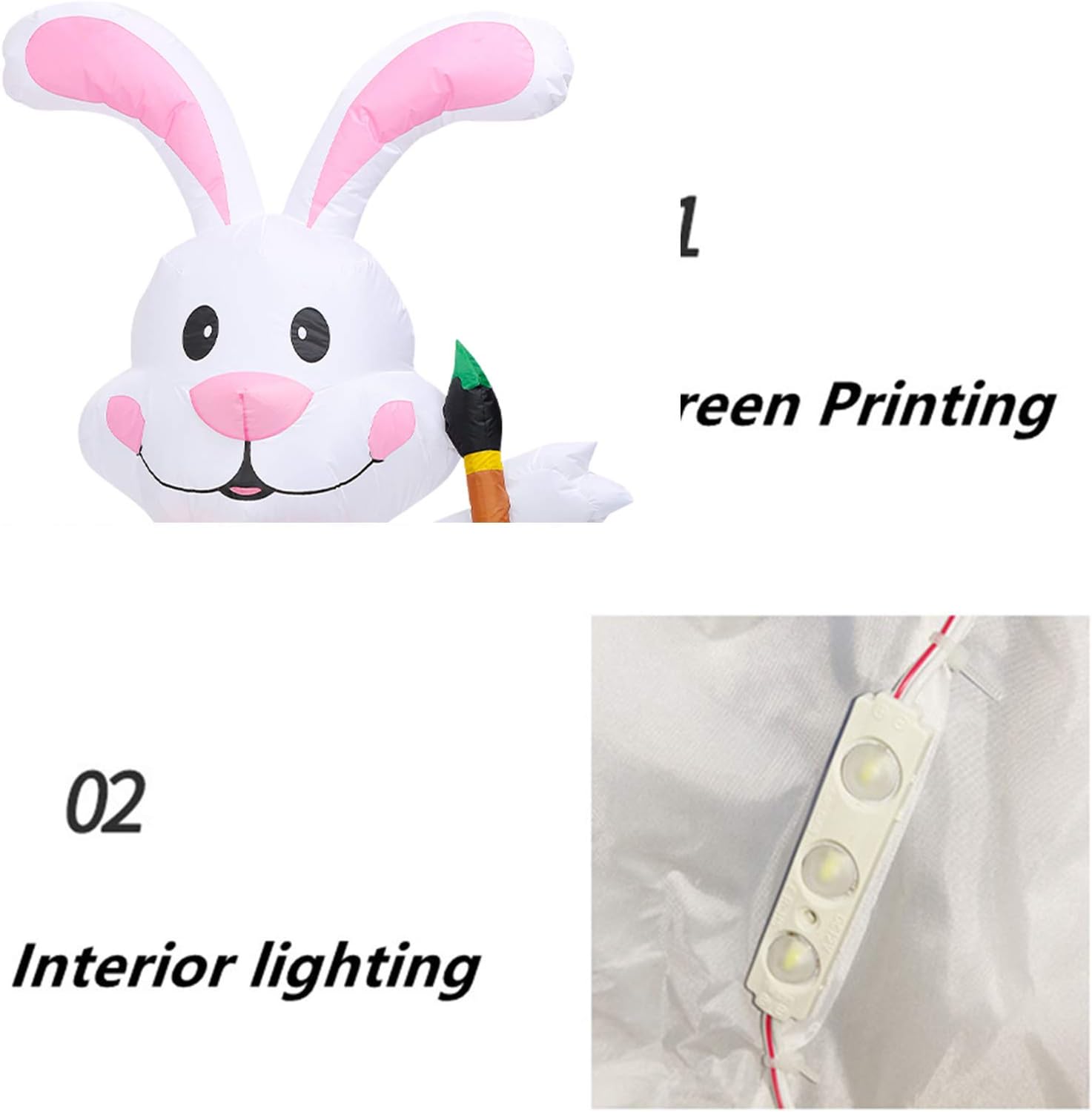 Conejo de Pascua Inflable