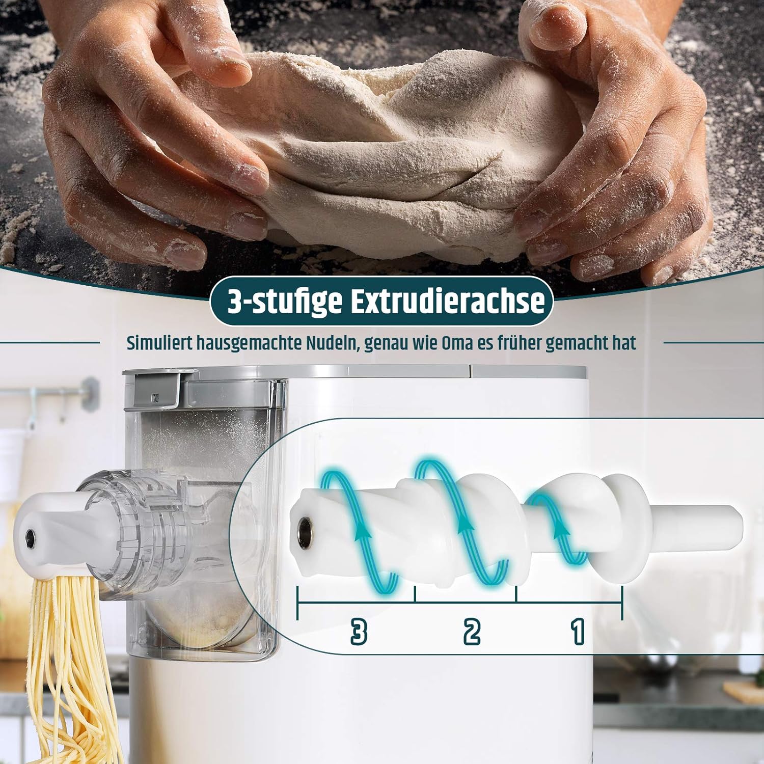 Máquina de pasta eléctrica 280g