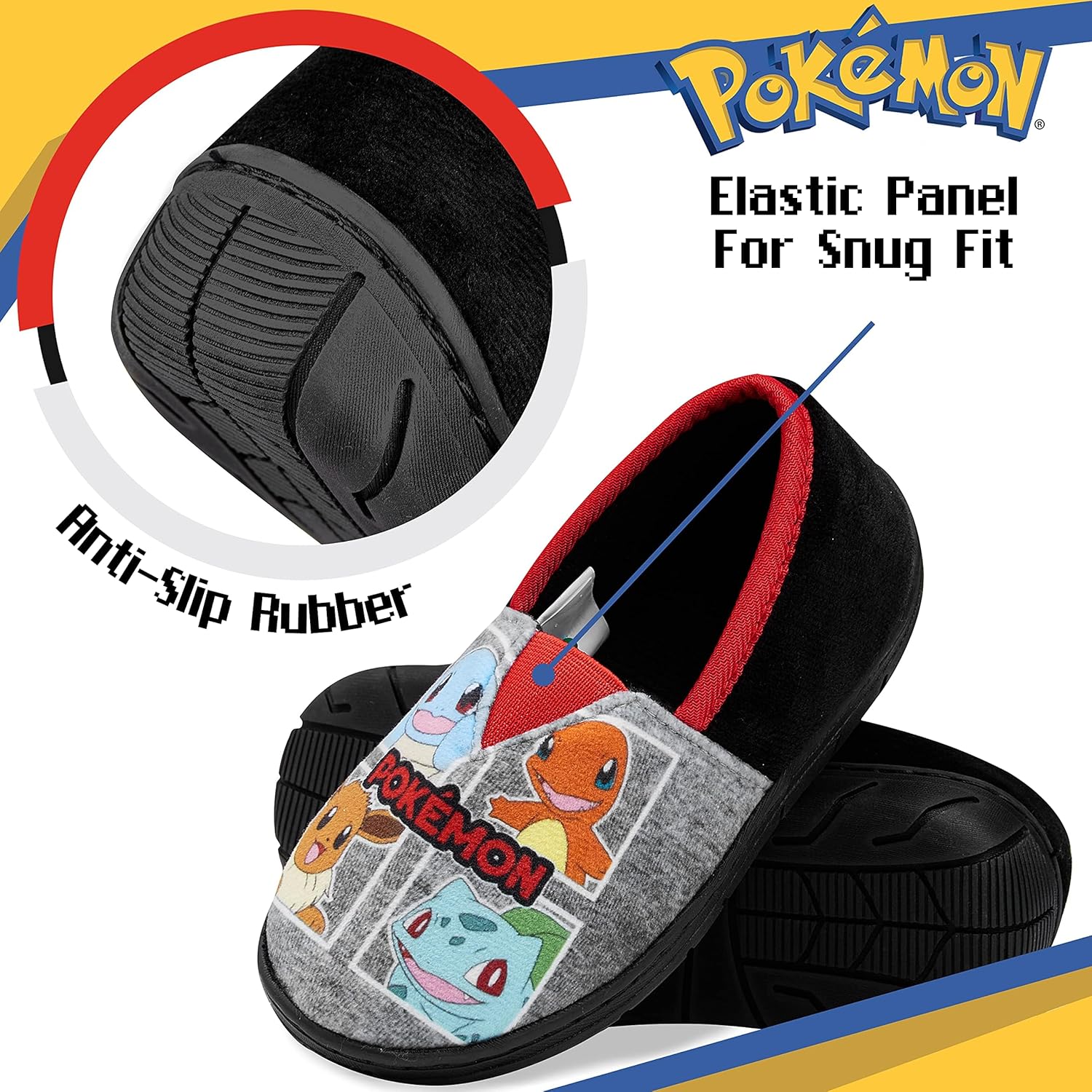 Zapatillas Antideslizantes Pikachu