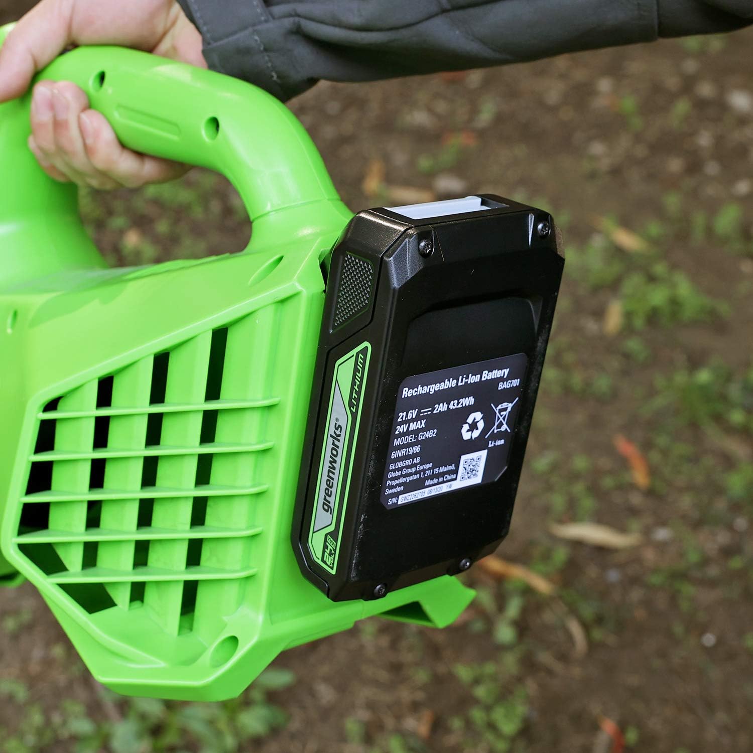 Batería Greenworks 24V 2Ah LED