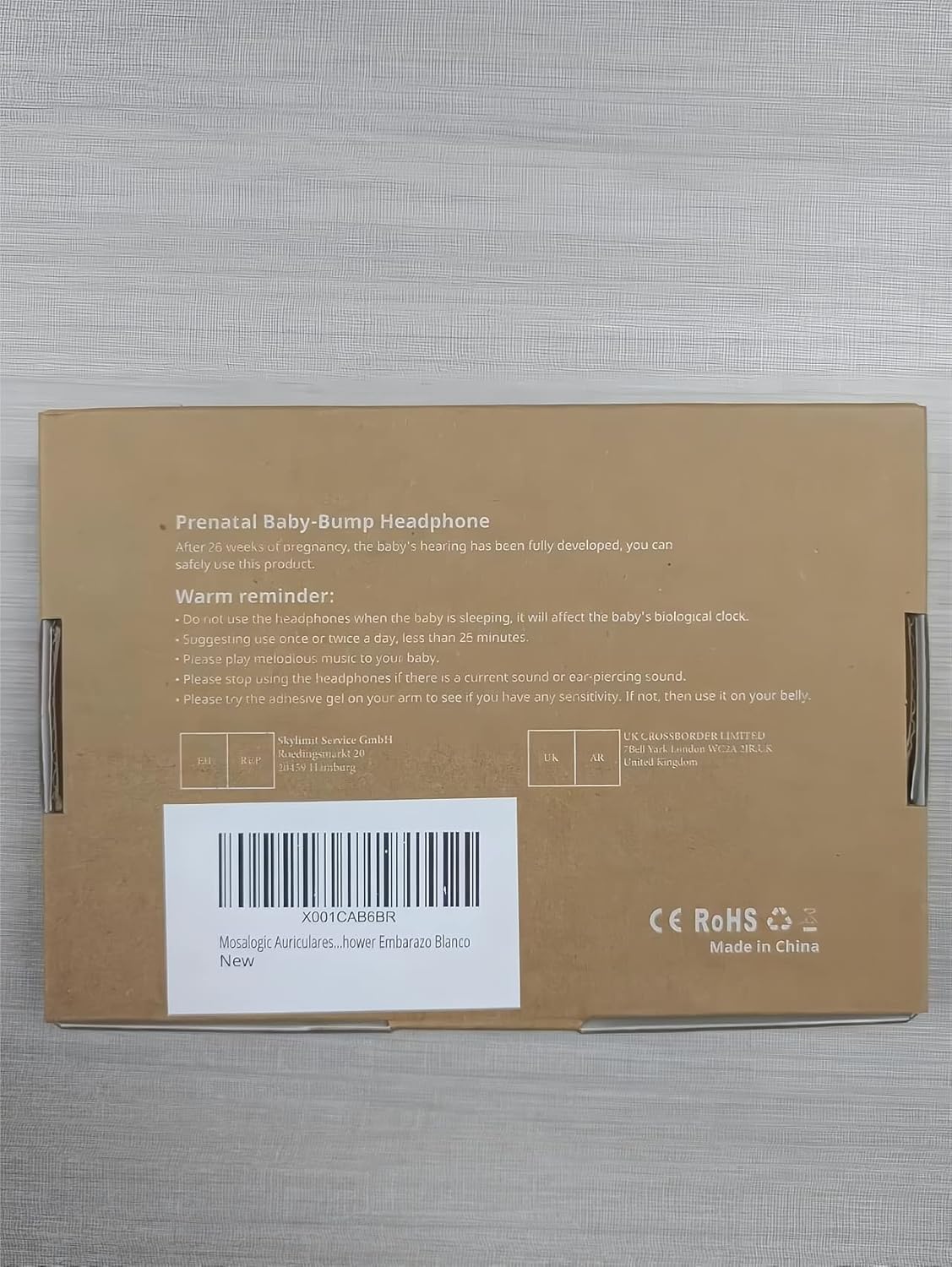 Auriculares para Embarazo Bebé