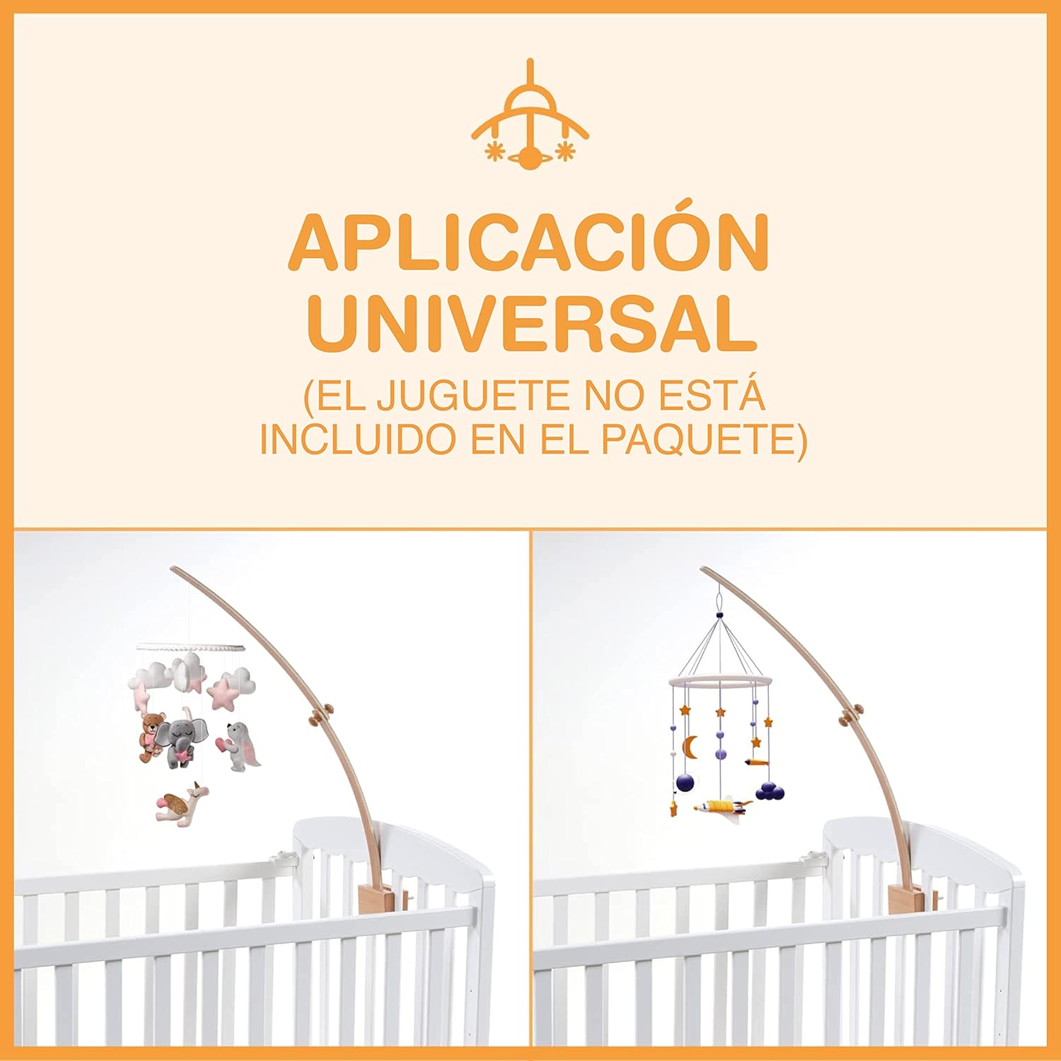 Cuna Móvil Extra Alta 70 cm