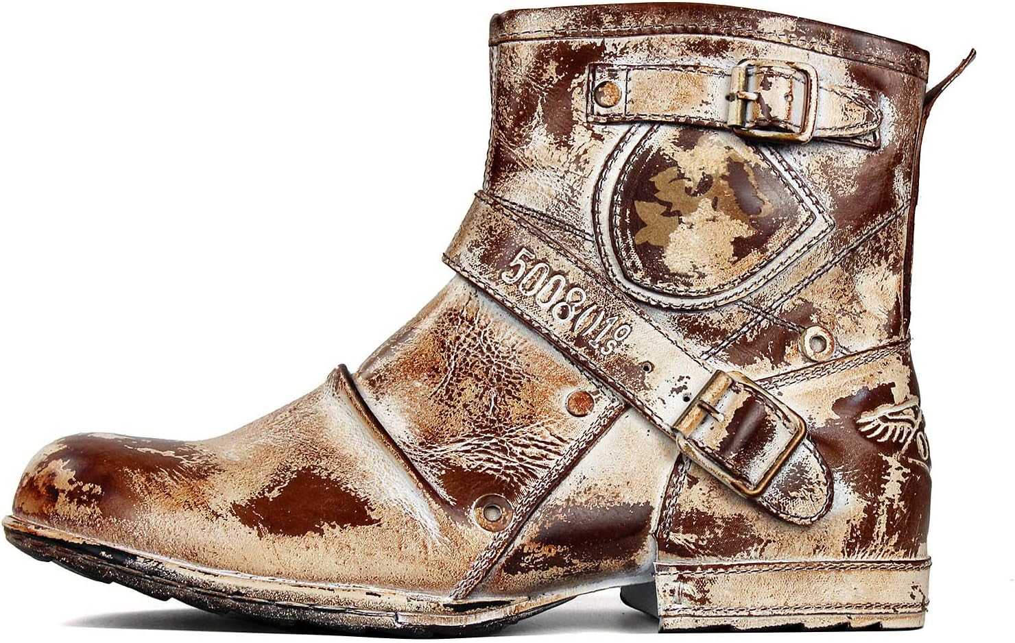 Botas de piel OSSTONE para moto