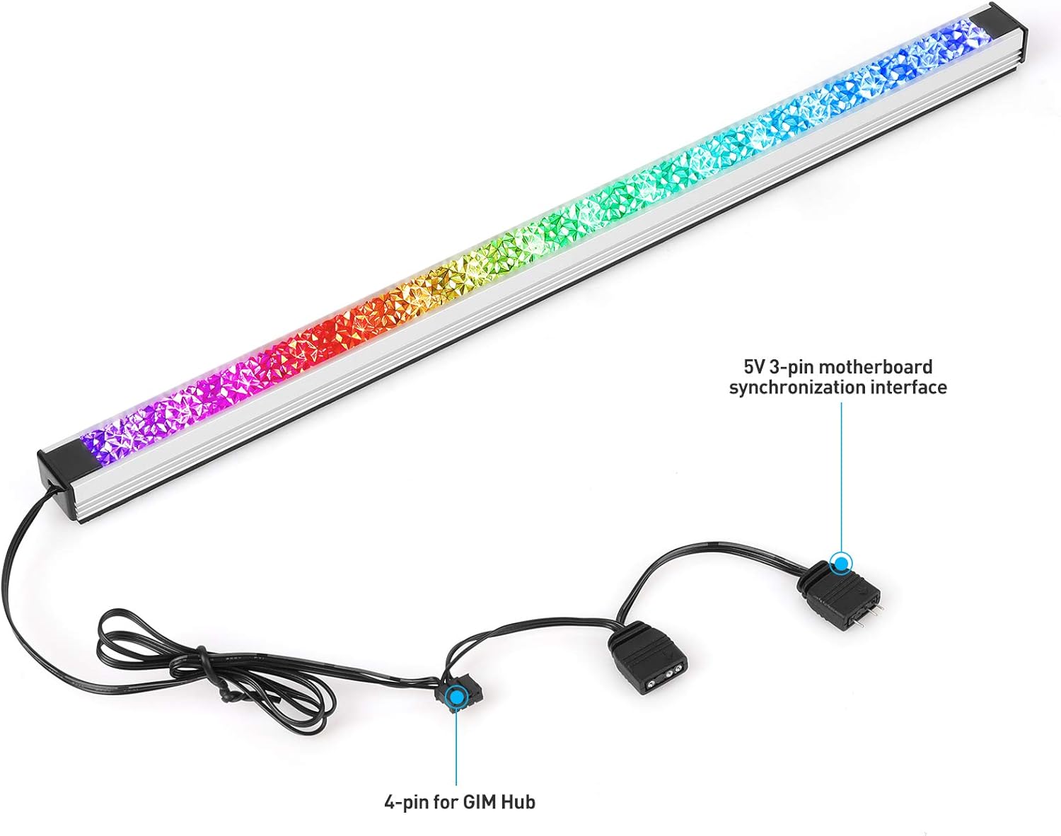 Tira LED GIM KB-15 RGB Plateado