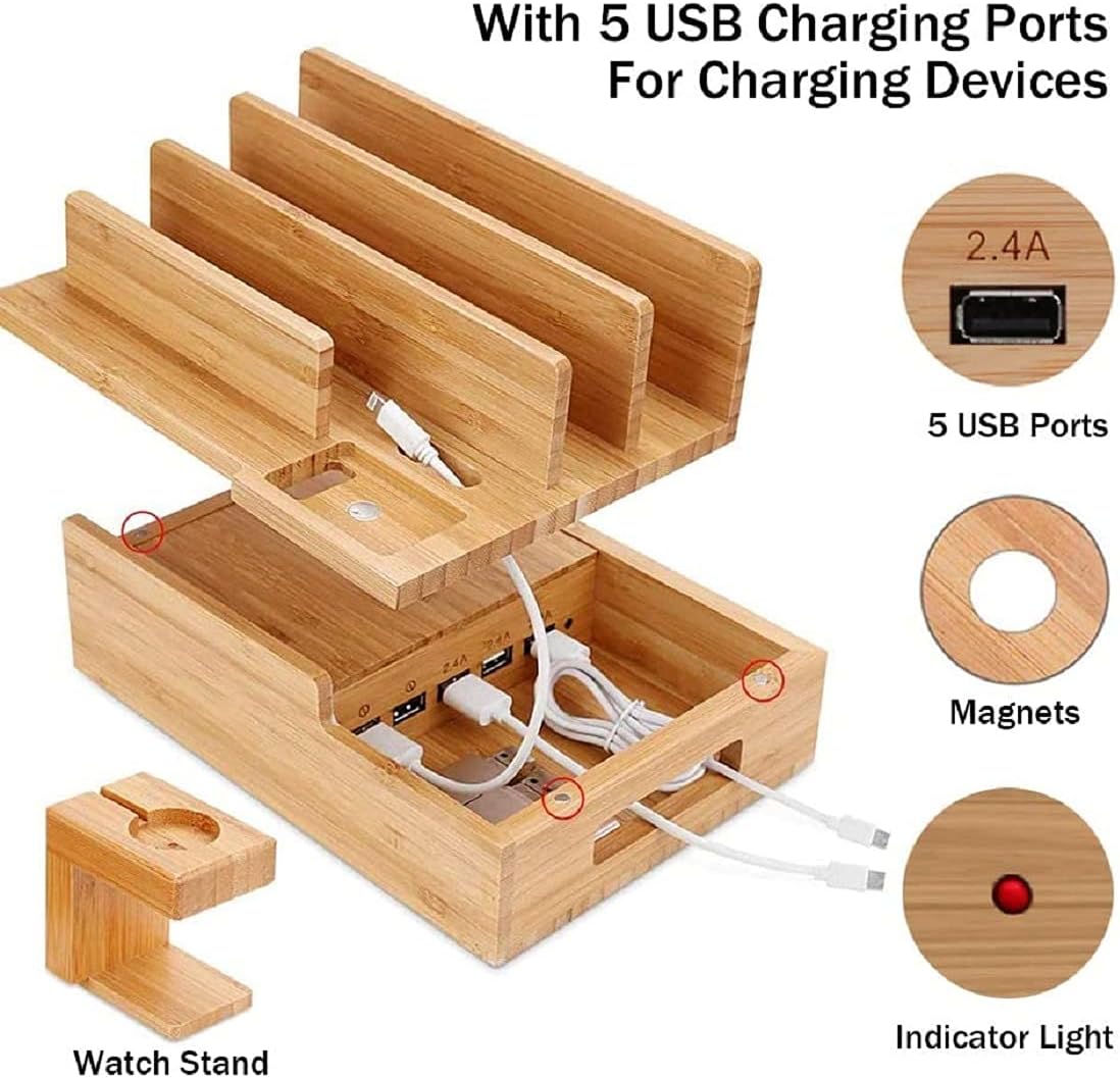 Estación de Carga Múltiple USB
