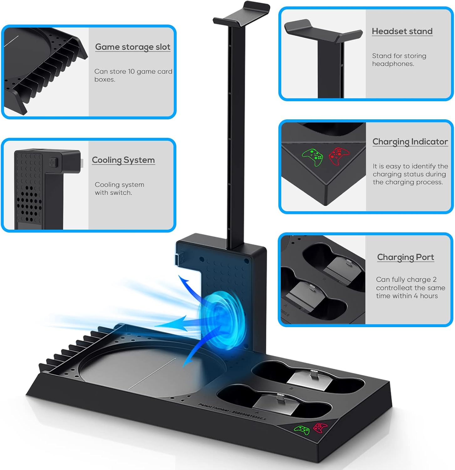 Soporte refrigeración Xbox Series X