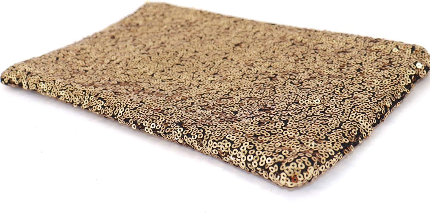 Bolsa Purpurina Dorada 28x18 cm