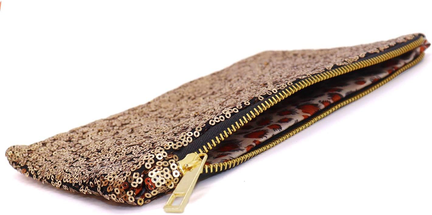 Bolsa Purpurina Dorada 28x18 cm
