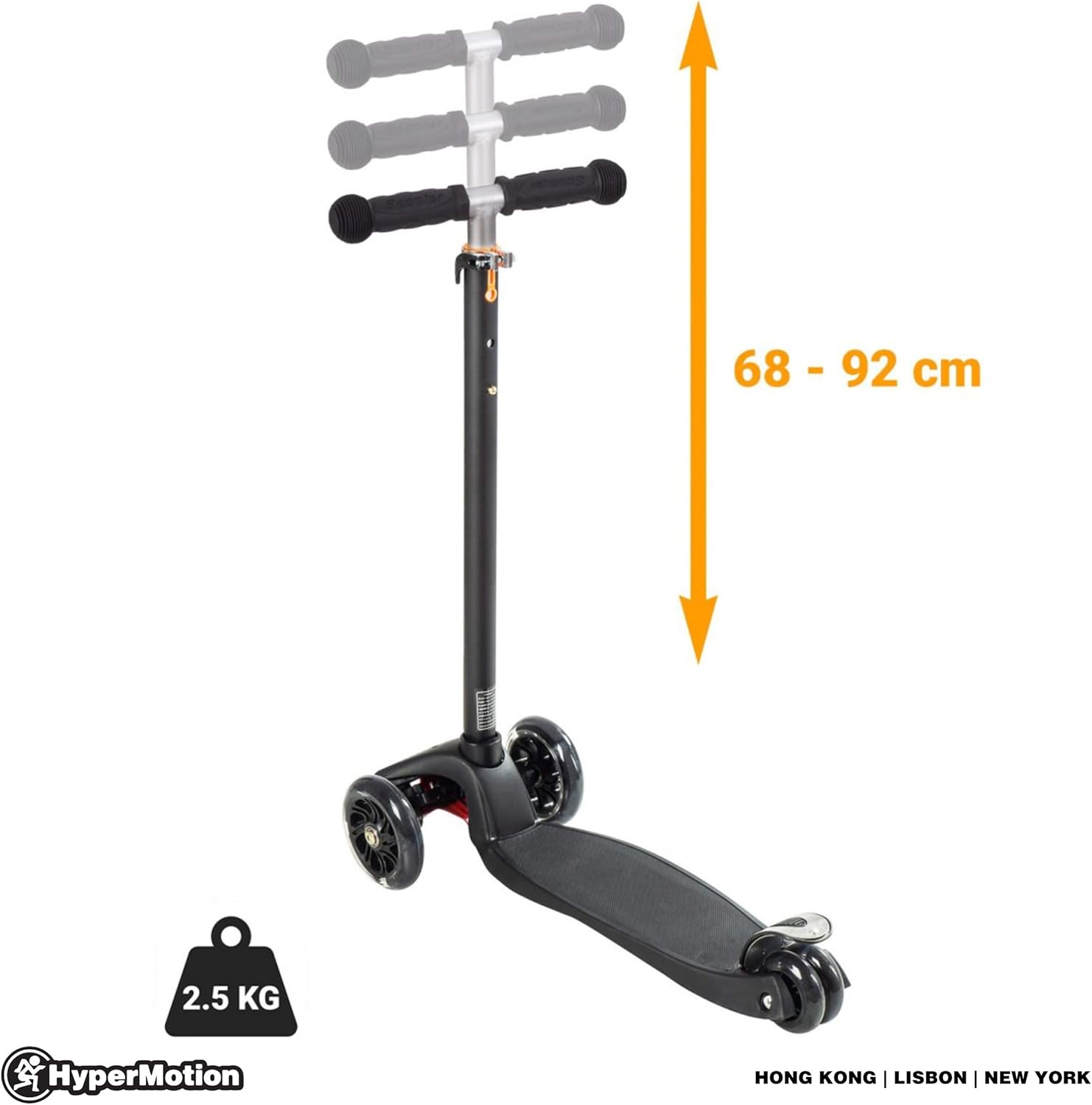 Patinete Scooter HyperMotion Negro