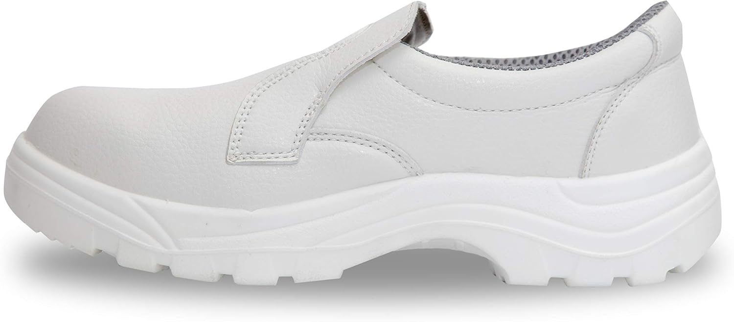 Zapato blanco cocina antiaccidentes