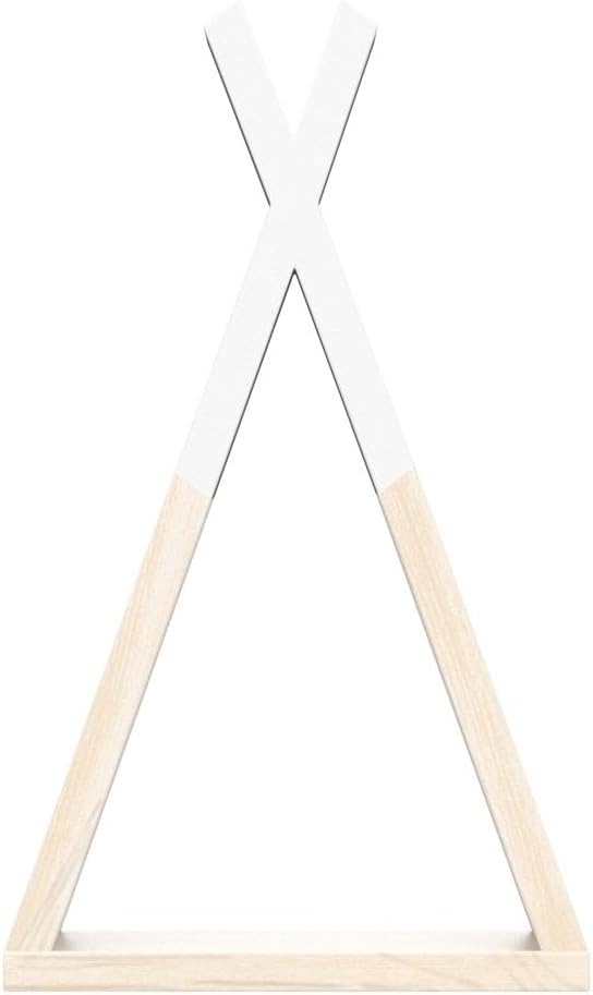 Estantería Triangular Blanca