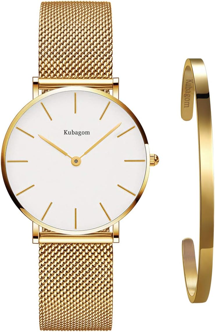 Reloj de Cuarzo Ultra Delgado Mujer