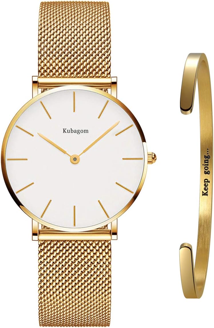 Reloj de Cuarzo Ultra Delgado Mujer