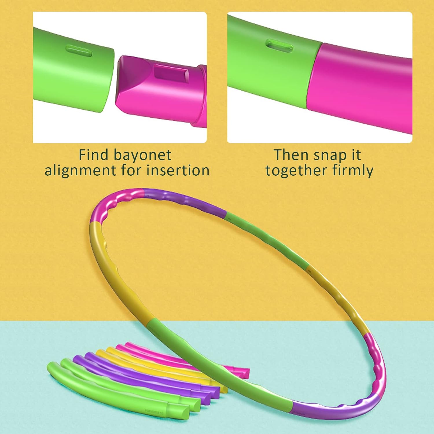 Aro Hula Hoop Ajustable Niñas