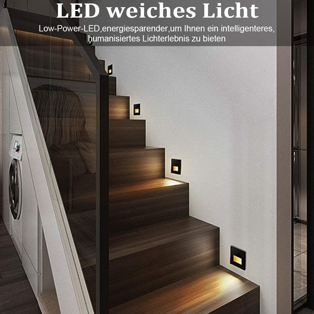 Iluminación LED Escaleras 4Uds