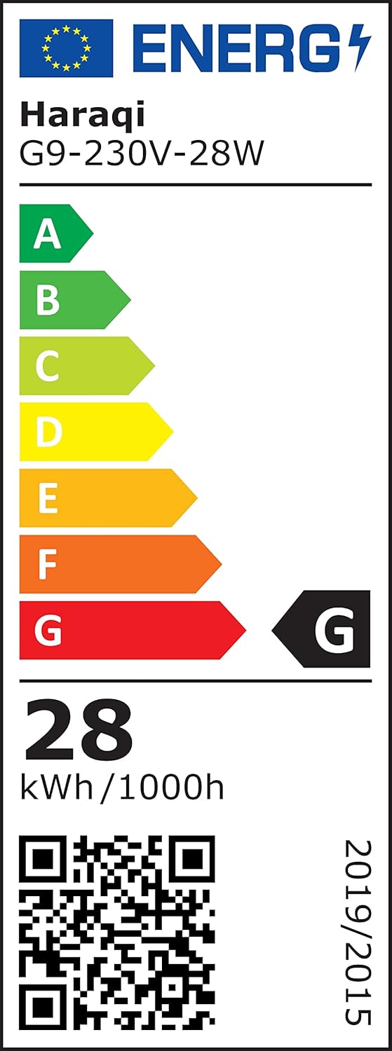 Bombillas halógenas G9 28W 12u
