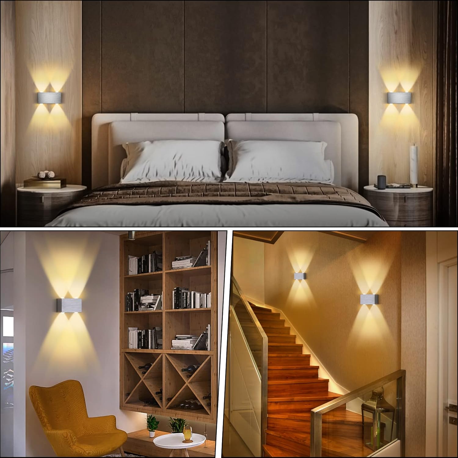 Aplique de Pared LED 4W Aluminio