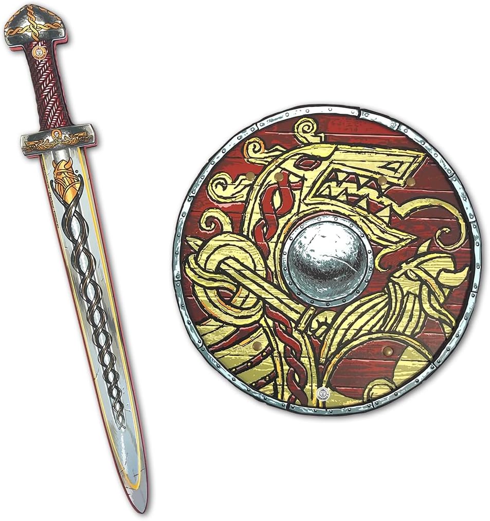 Espada y escudo vikingo infantil