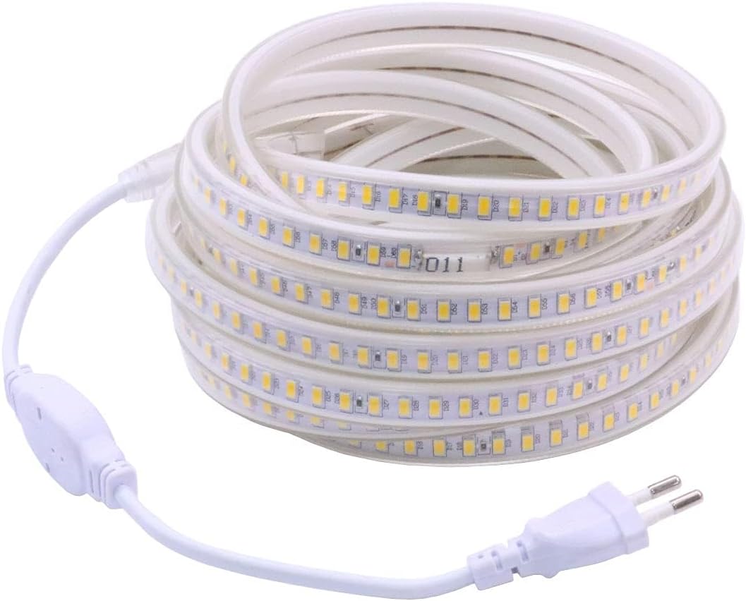 Tira LED 6M 220V IP67 Blanco
