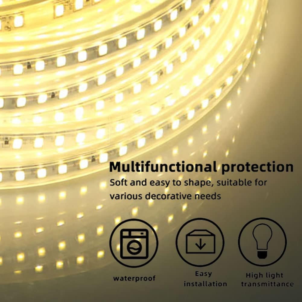 Tira LED 6M 220V IP67 Blanco