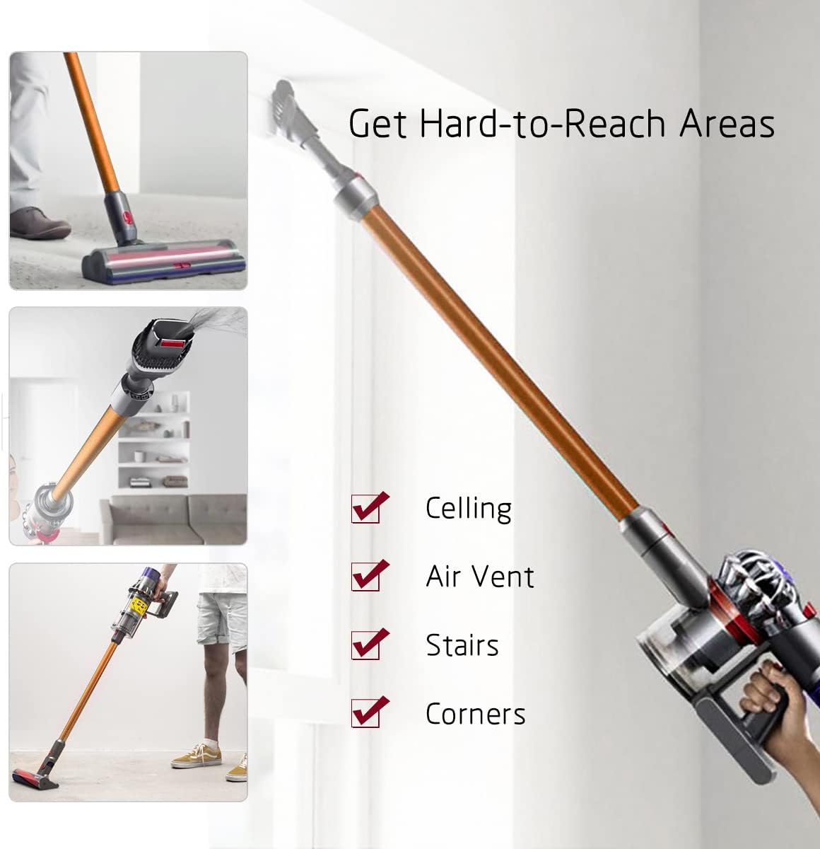 Tubo extensión para Dyson 73cm