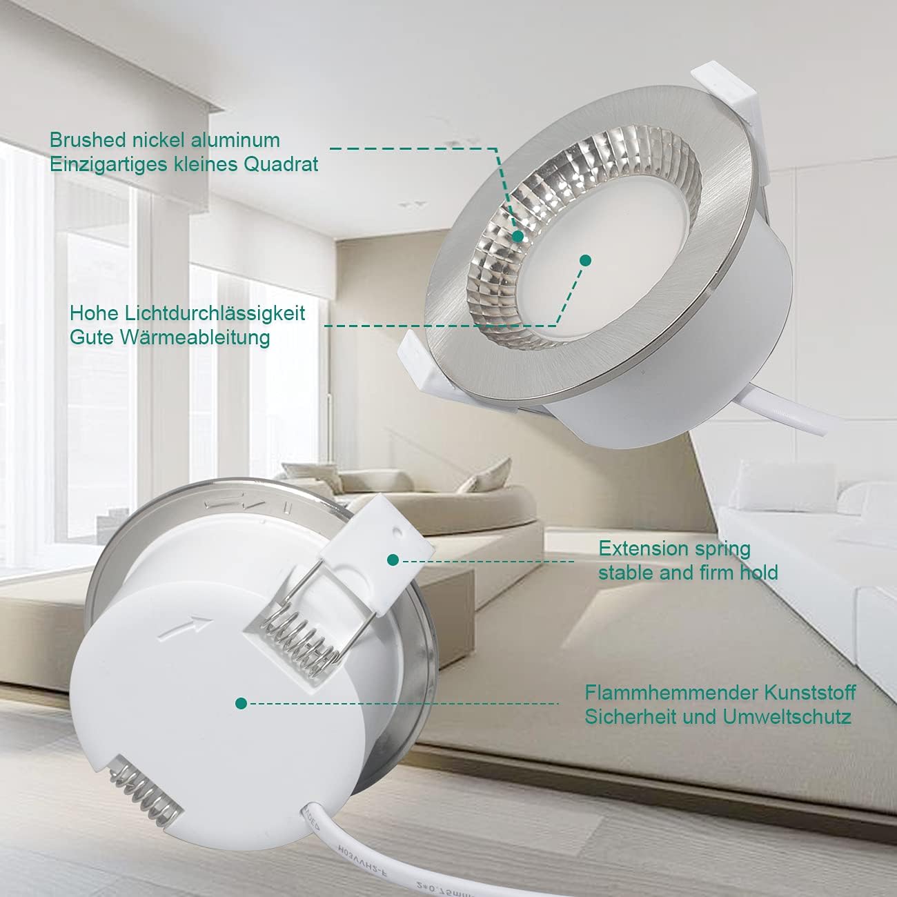 Downlight LED 6W Regulable 3000K