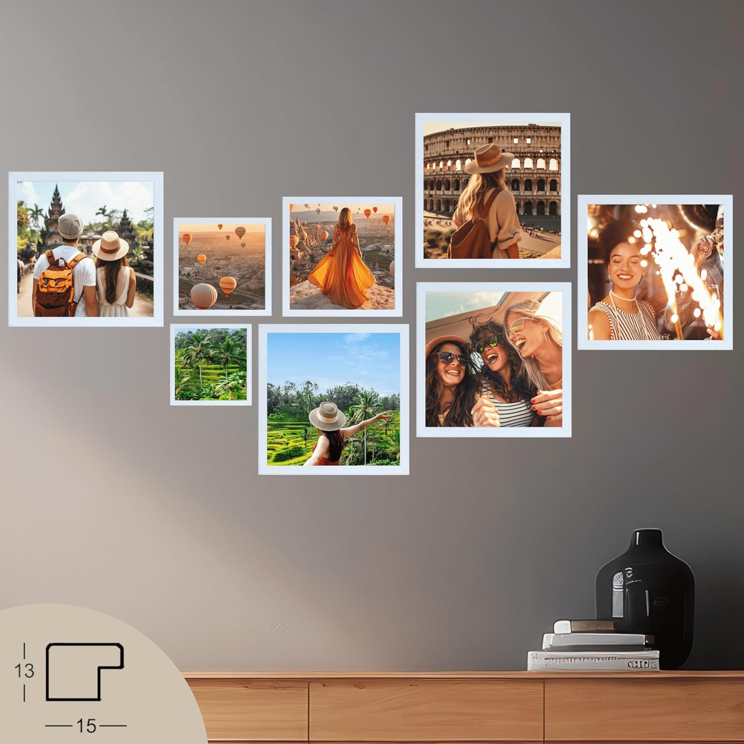 Marco de Fotos 10x15 Blanco