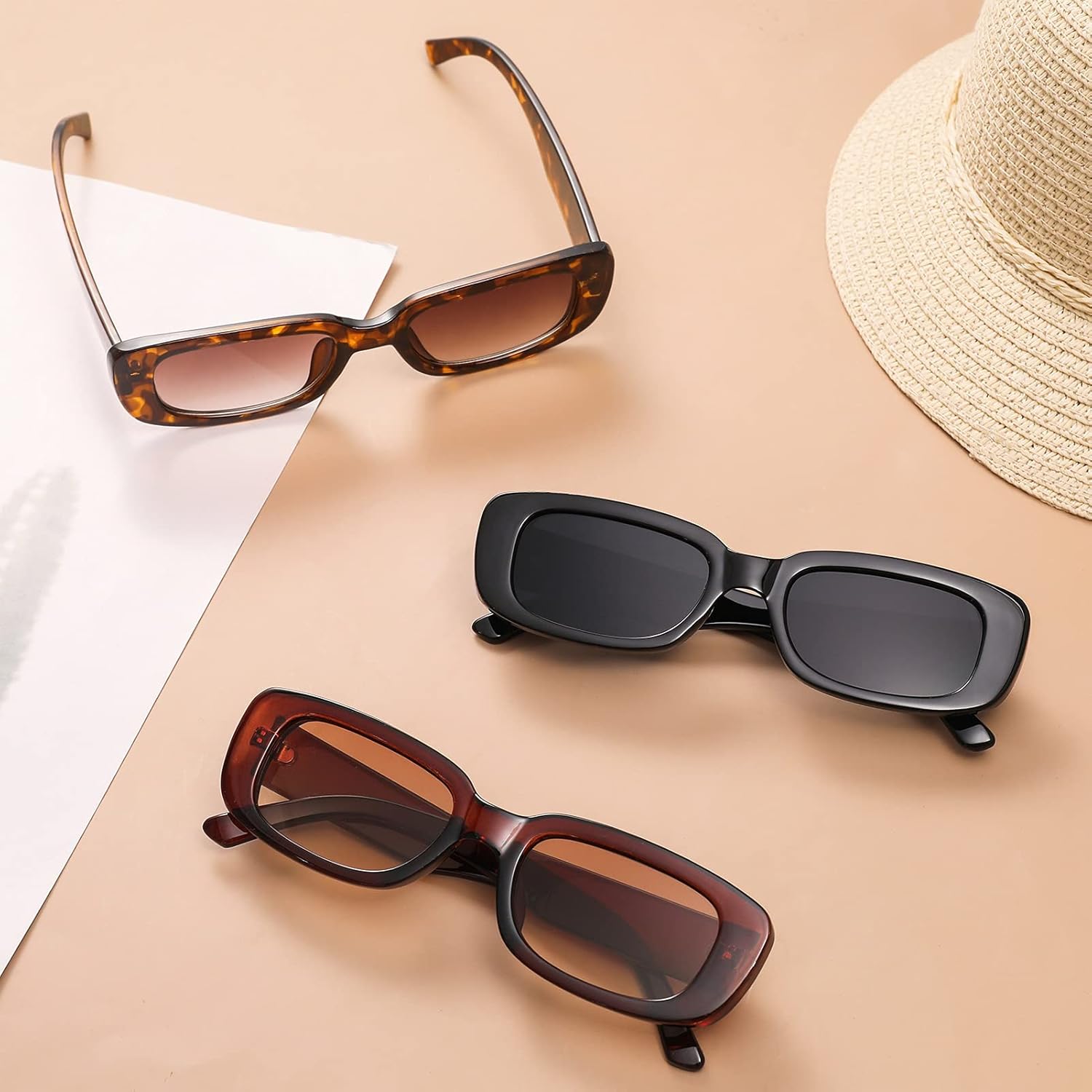 Gafas Retro Rectangulares UV