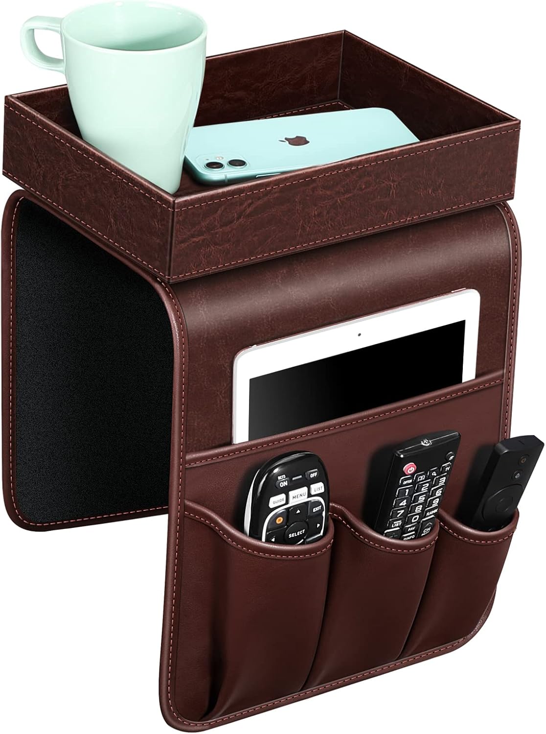 Organizador de Reposabrazos Marrón