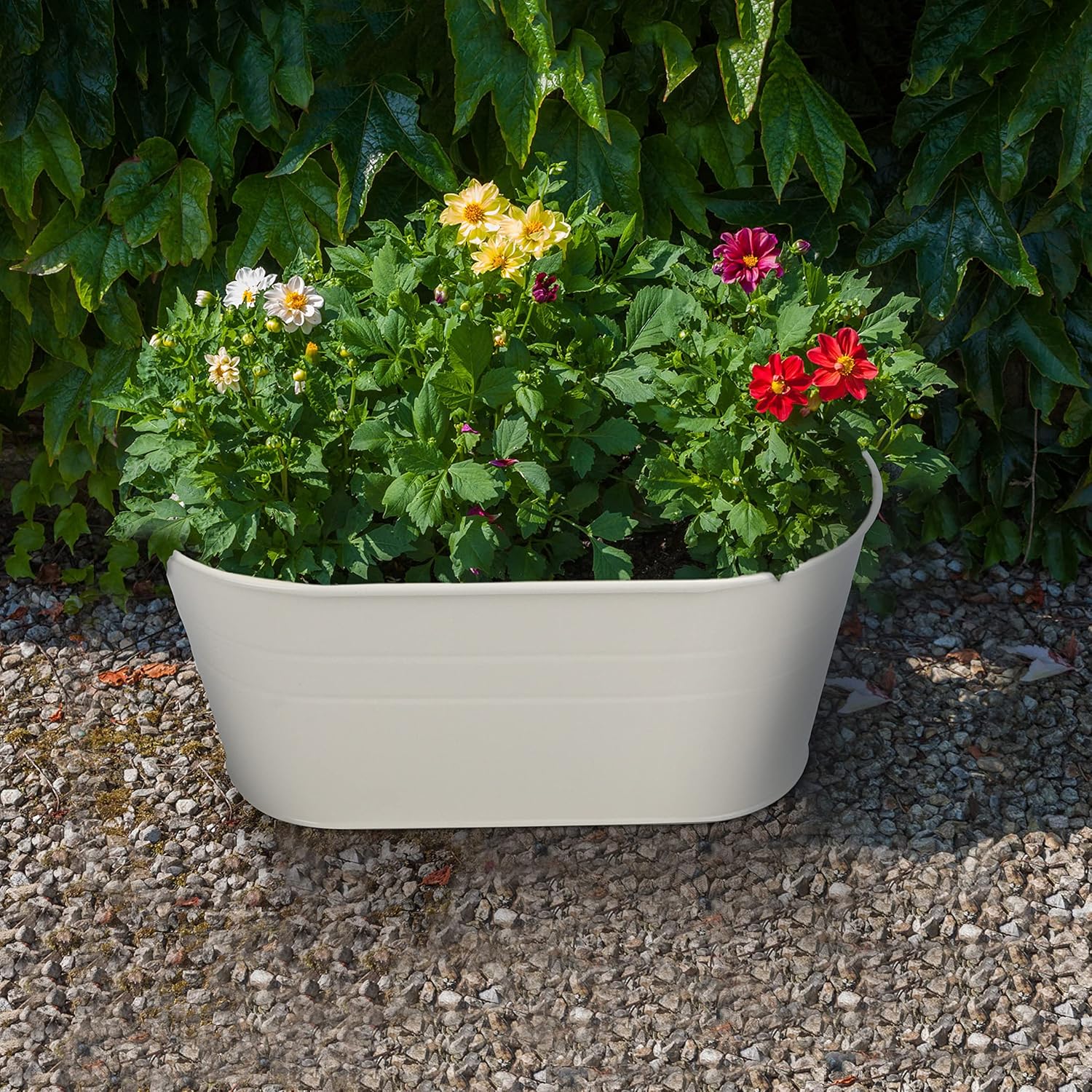 Macetas Colgantes Crema 27cm