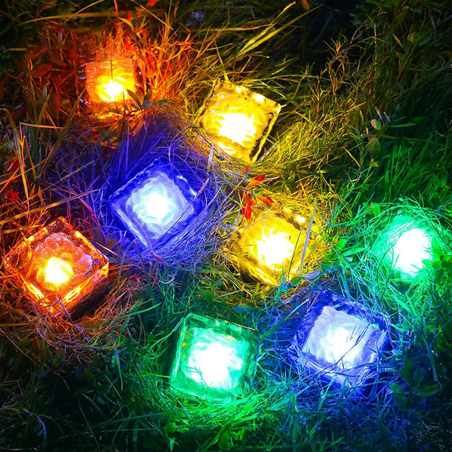 Luz Solar de Suelo 4 LED IP44