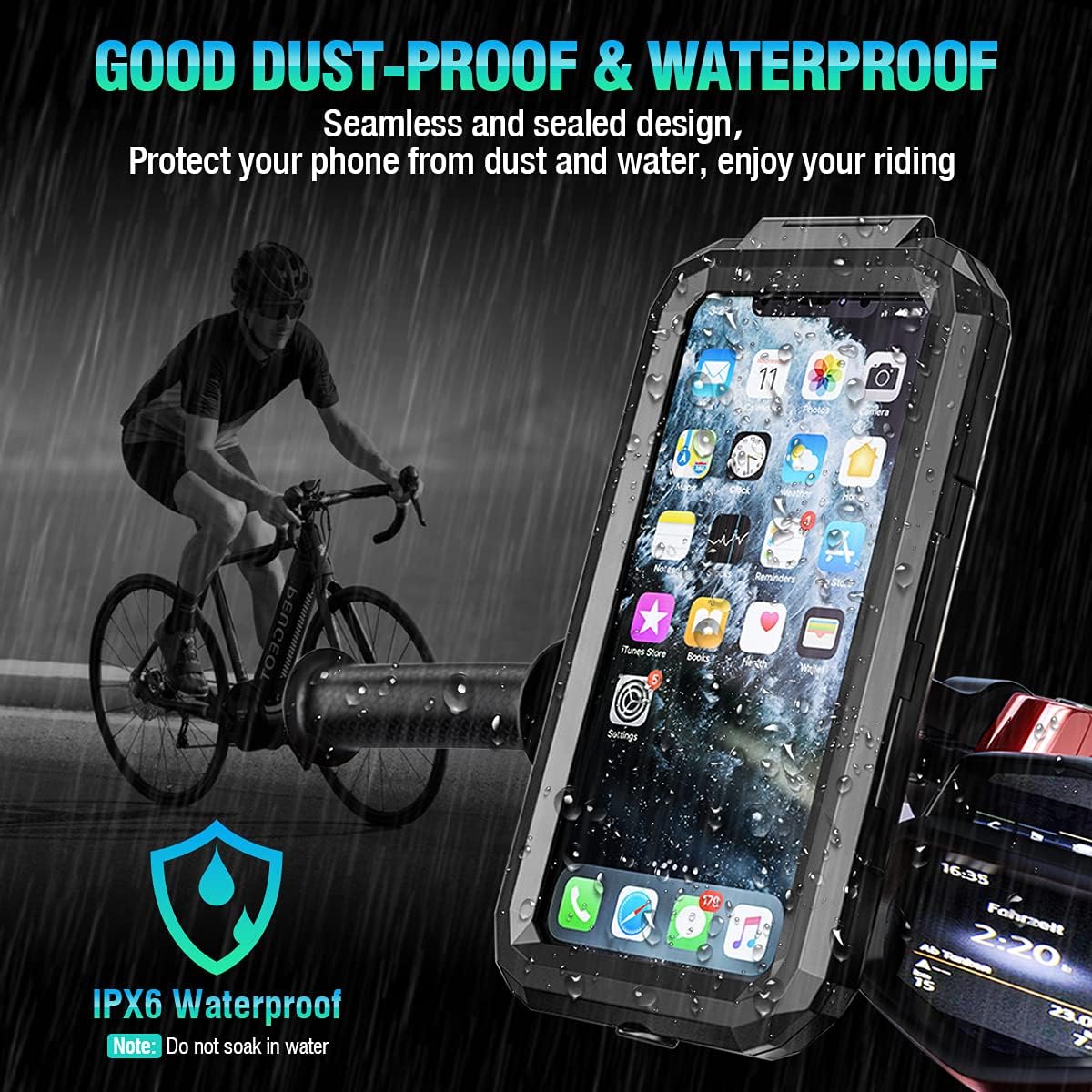 Soporte Móvil Impermeable Giro 360°