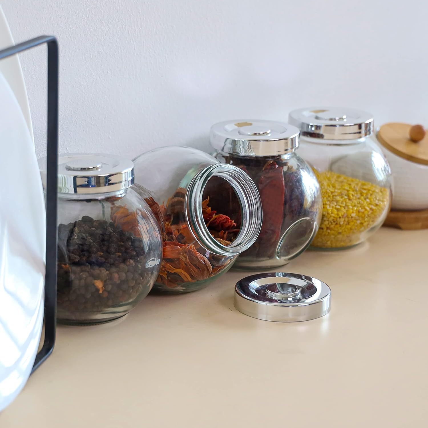 Tarros de Cristal con Tapa 480ml