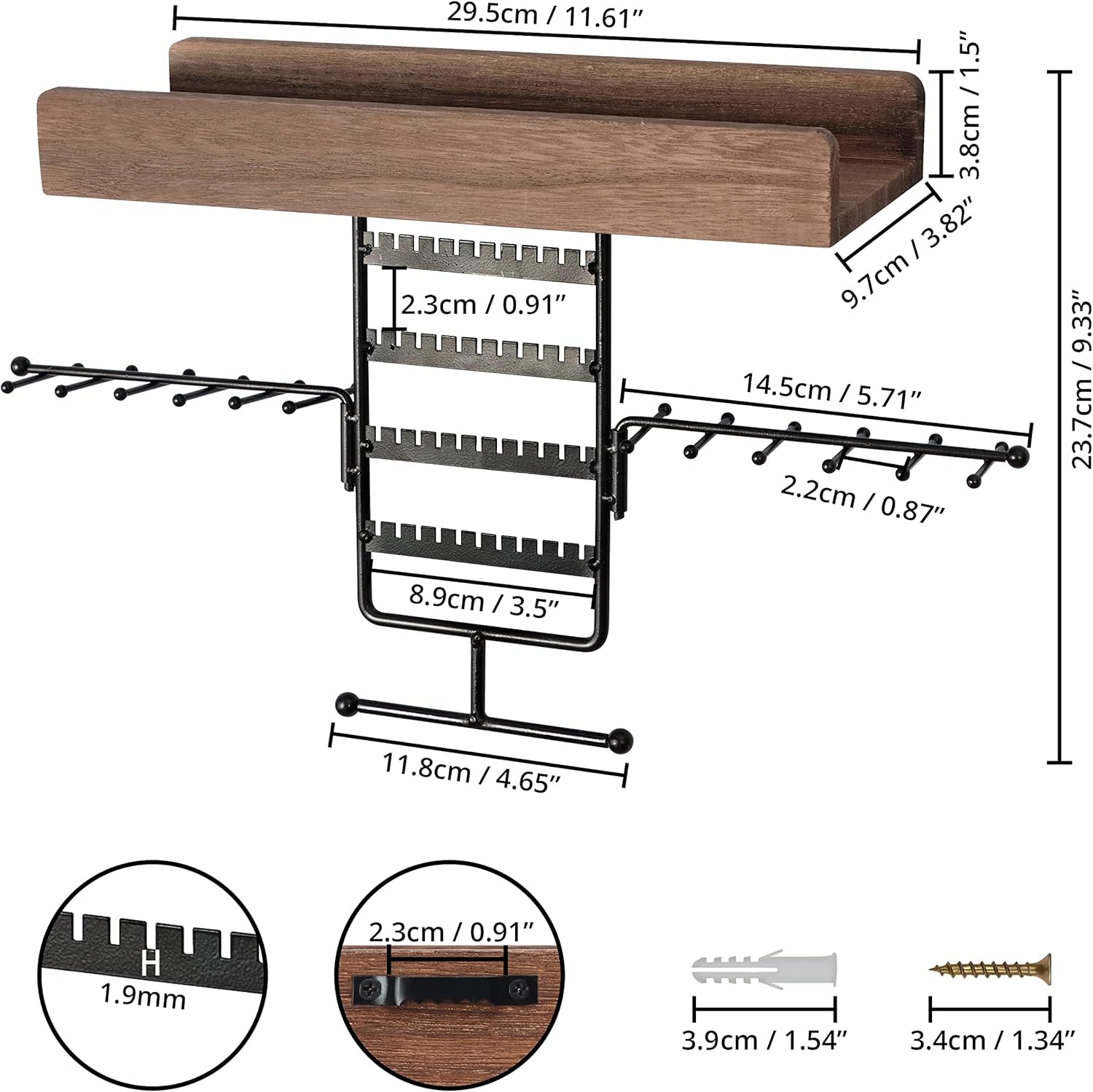 Organizador de Joyas Pared 44R