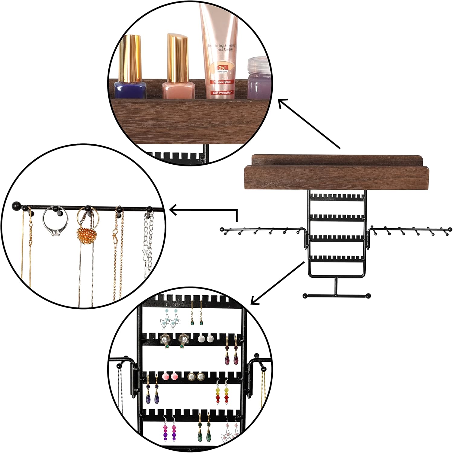 Organizador de Joyas Pared 44R