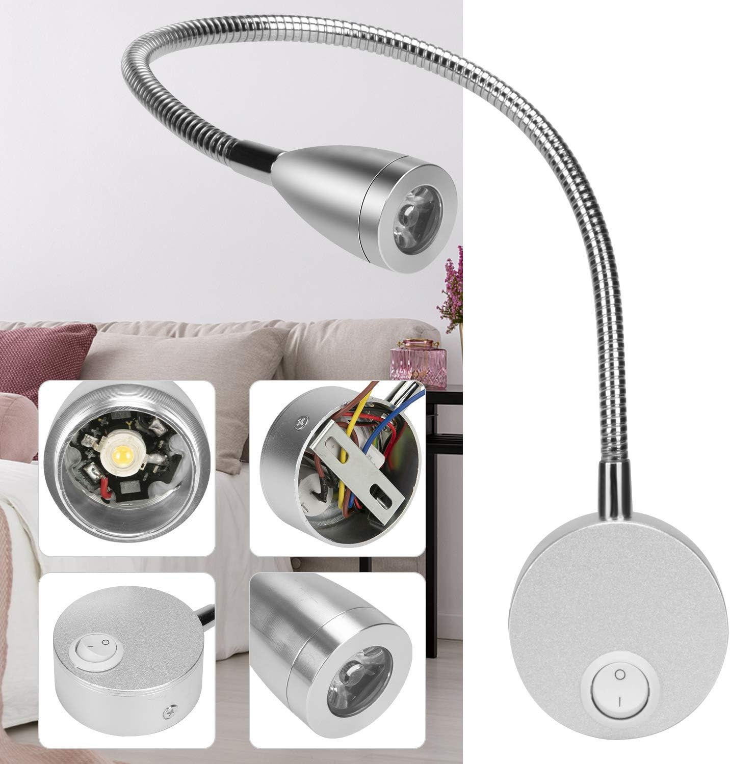 Lámpara LED de lectura 3W 3000K