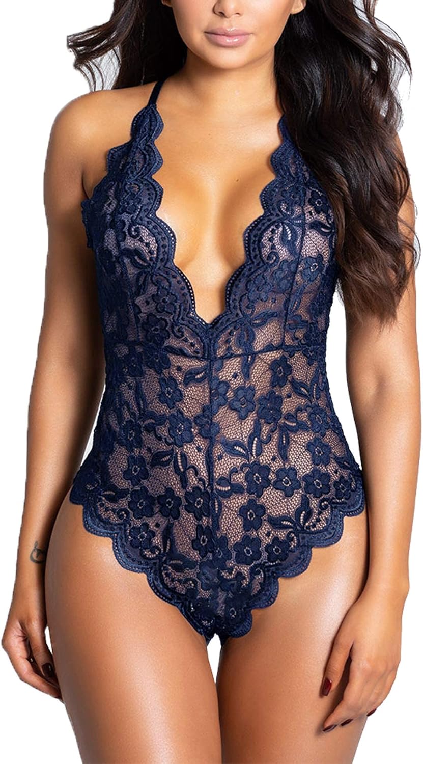 Bodysuit encaje espalda libre
